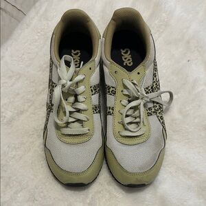 Asics Women's Sneakers in Olive and White